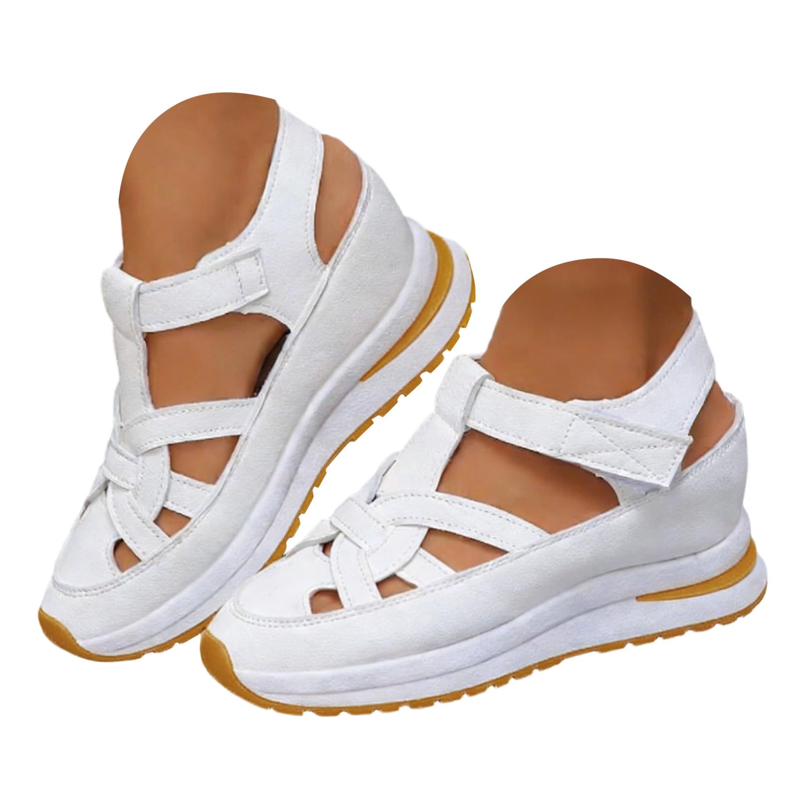 Sandalias de cuña cómodas de estilo bohemio para el verano 8