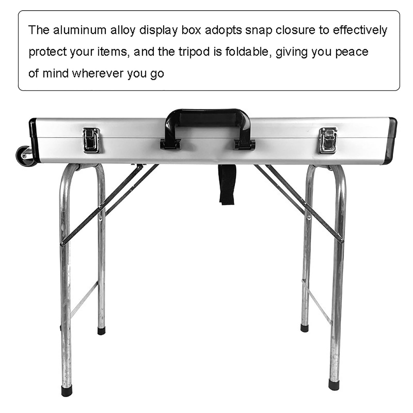 Przenośny organizer ze stopu aluminium do bezpiecznego przechowywania i transportu laptopów, narzędzi i sprzętu