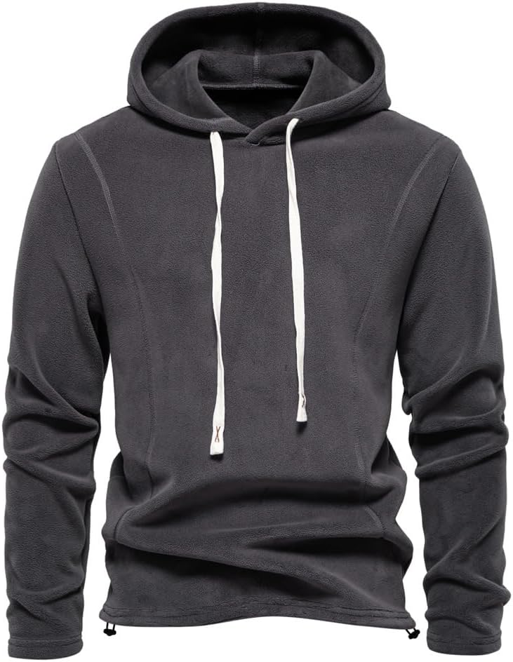 Herren Cargo Pullover Mit Reißverschluss - Winter Sweatpullover Mit Brusttasche