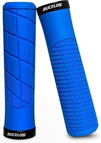 Vista 66 de BUCKLOS Empuñaduras de manillar de bicicleta con bloqueo único, mango ergonómico antideslizante para bicicleta de montaña, mango antideslizante