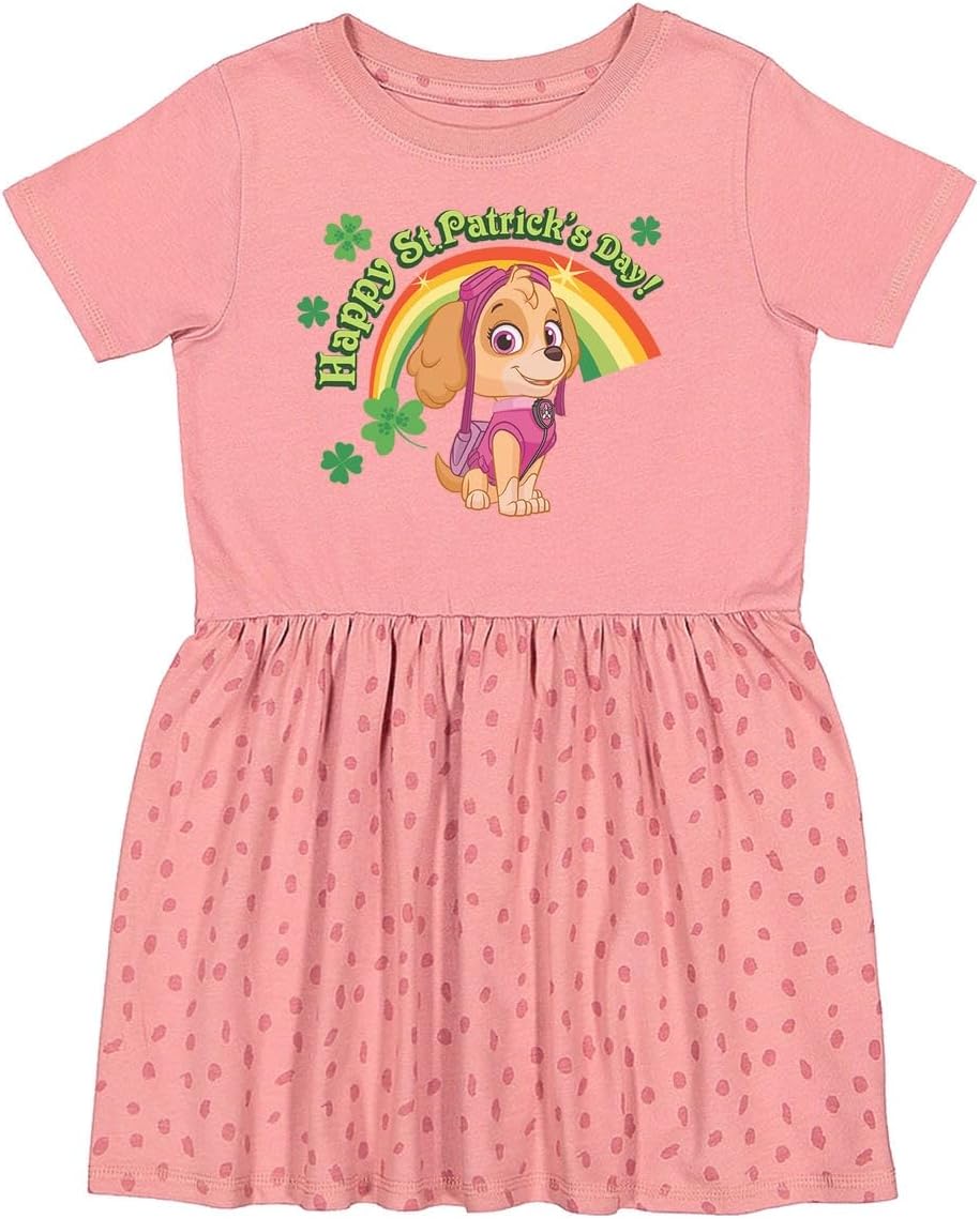 Tstars Paw Patrol Skye Girl Dress - Toddler Spring Summer Outfit - 1st 2nd 3rd 4th Birthday Dresses for Girls