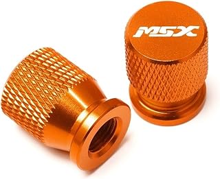 Motorcycles Stem Caps for Honda MSX125 Grom MSX 125 Motorcycle Tire Valve Caps Air Port Motorcycle Accessories (Color : Orange)