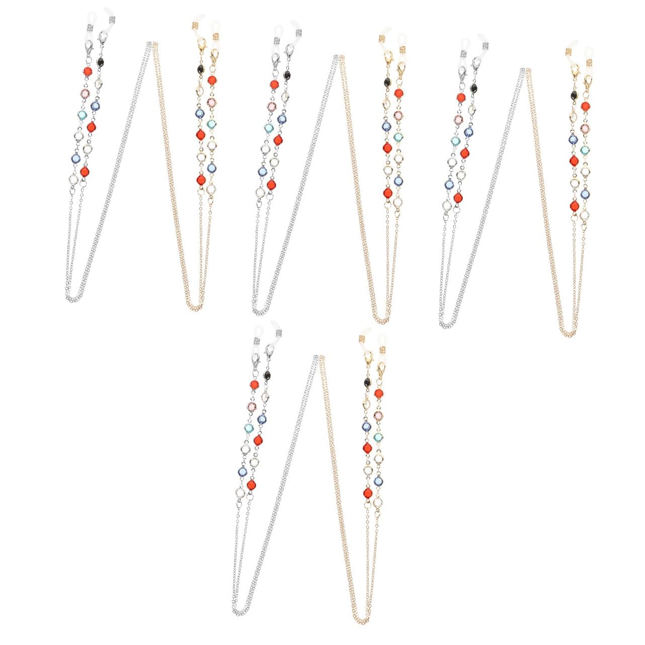 Homoyoyo Corda Per Occhiali Catena Di Occhiali Moda Occhiali Da Sole Accessori Porta Occhiali Intorno Collo Cordino Per Occhiali Da Donna Gel Di Silice