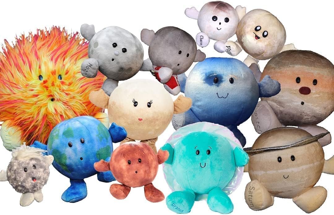 Celestial Buddies Plush Solar System Set 12 Piece Buddy Science Astronomy Space Educational Stuffed Planet Toys - Image 2