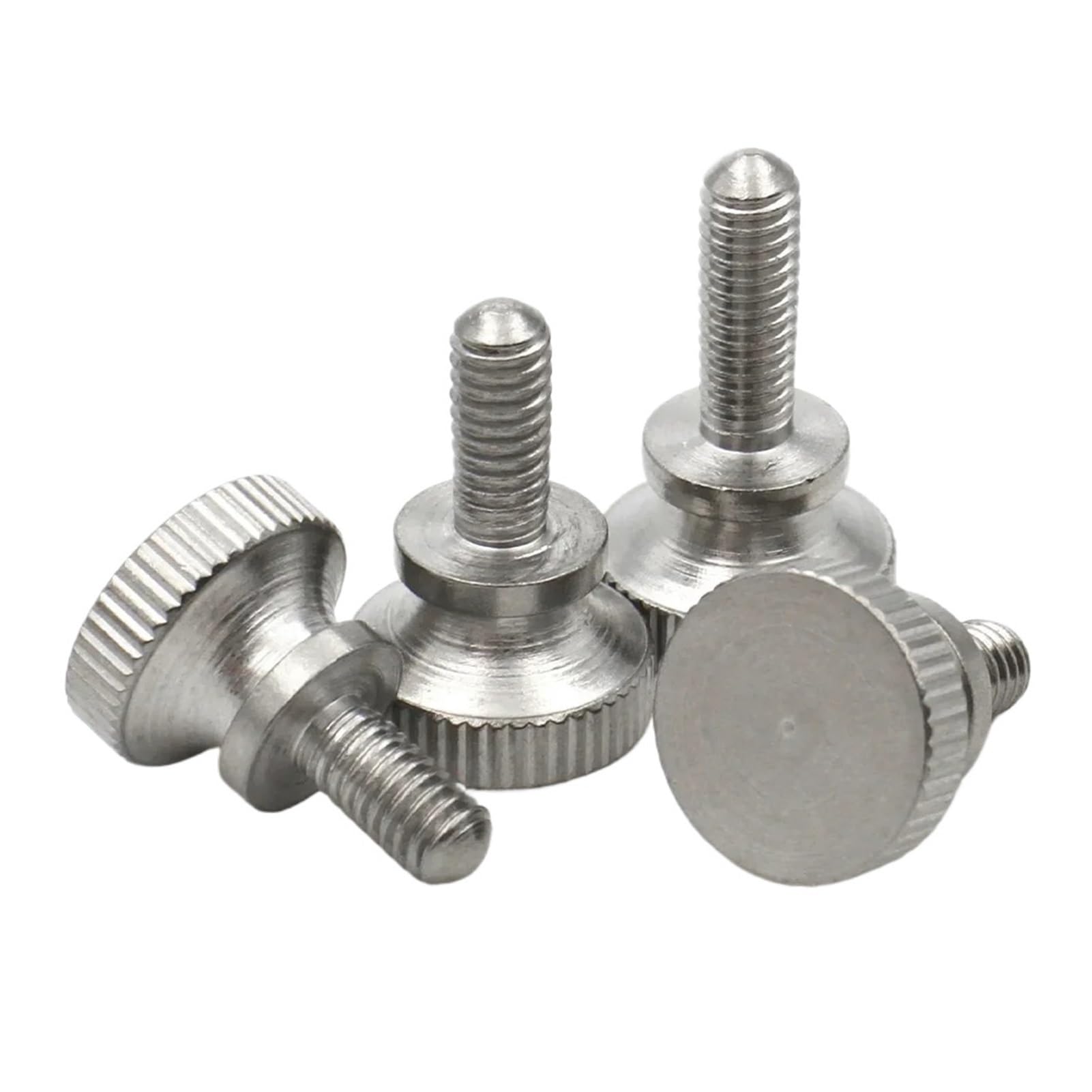 Compatibile con 1/2/5/10 pezzi M2 .5 M3 M4 M5 M6 Acciaio inossidabile 304 Serrare a mano Manopola zigrinata Vite a testa Lunghezza bullone = 3-35mm(5pcs,M6 x 30mm)