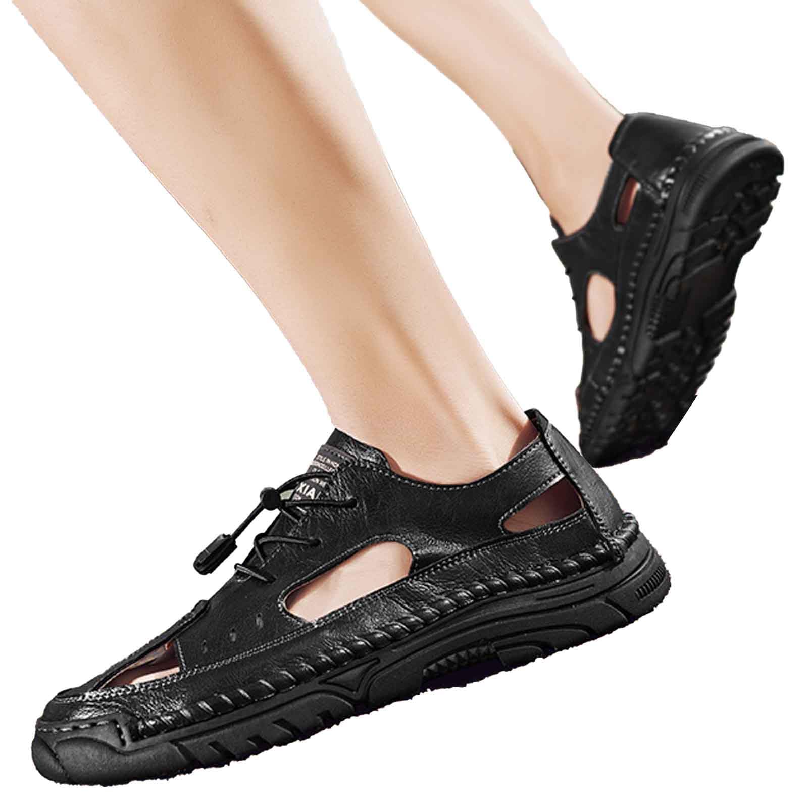 Genérico Sandalias Hombre Verano - Sandalias CóModas Y Transpirables para Hombre Ideales para Uso Informal para Caminar En La Playa con Suela Plana Y Ligeras para Verano Primavera Y OtoñO Chanclas