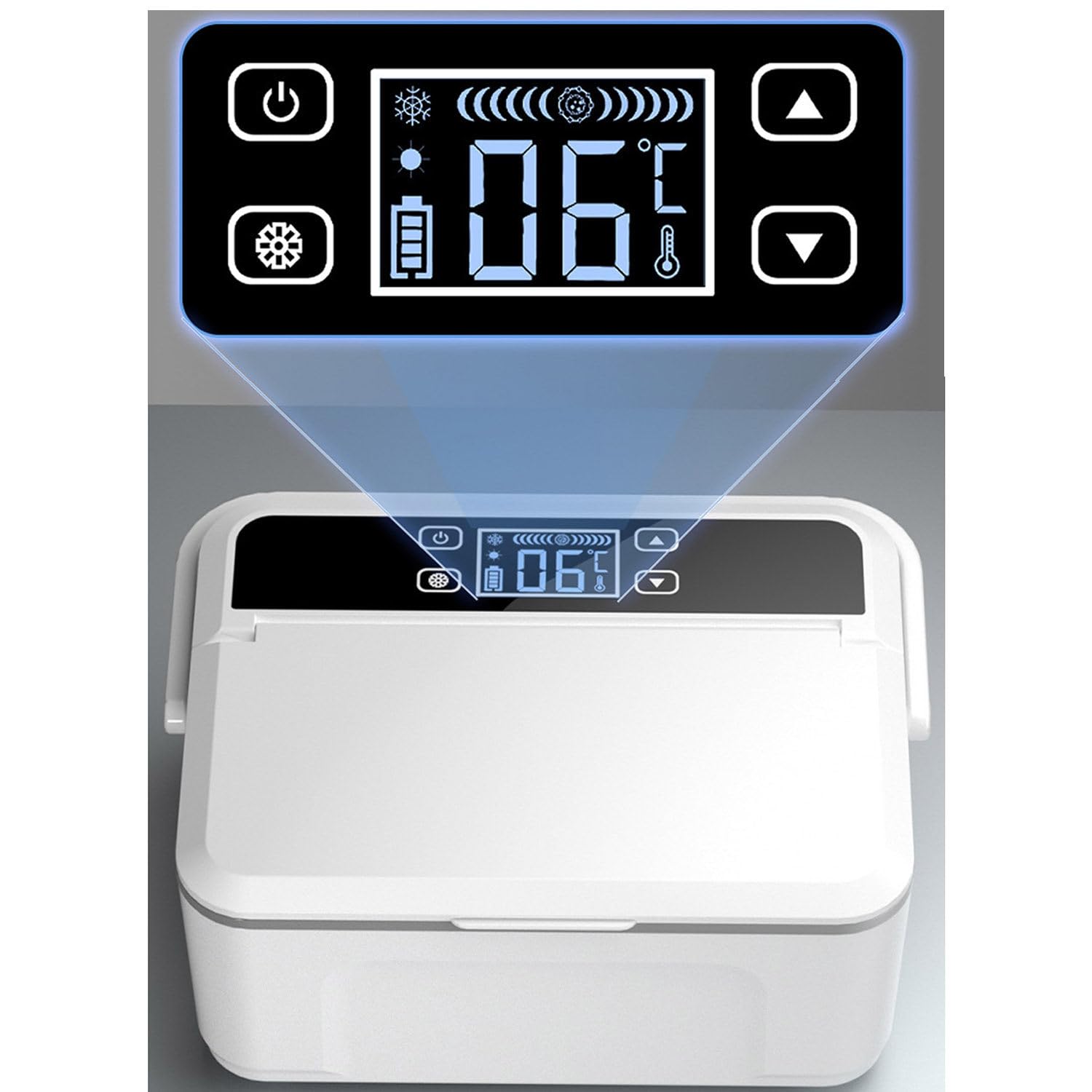 Refrigerador De Insulina Refrigerador De Viaje De Insulina Médica Portátil Mini Refrigerador De Medicina para Automóvil Recargable para Almacenamiento De Medicina para Diabéticos,3batteries