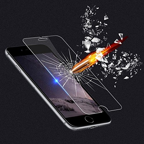 Image of Temperd Glass Compatible Apple For iPhone 7+ (Black)