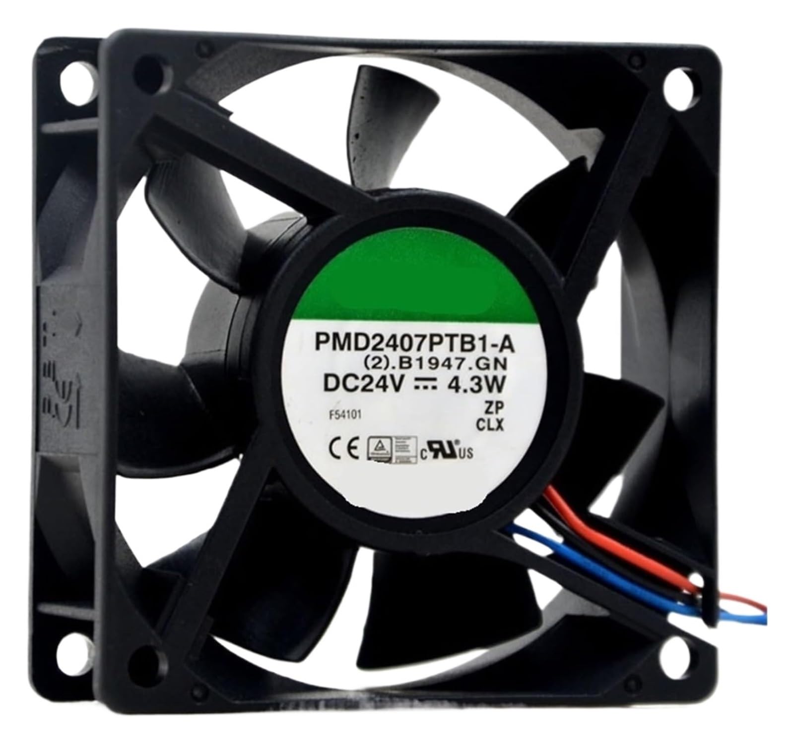 YMUGUEGH PMD2407PTB1-A 24V 4.3W 70x70x25mm 3-Wire Cooling Fan