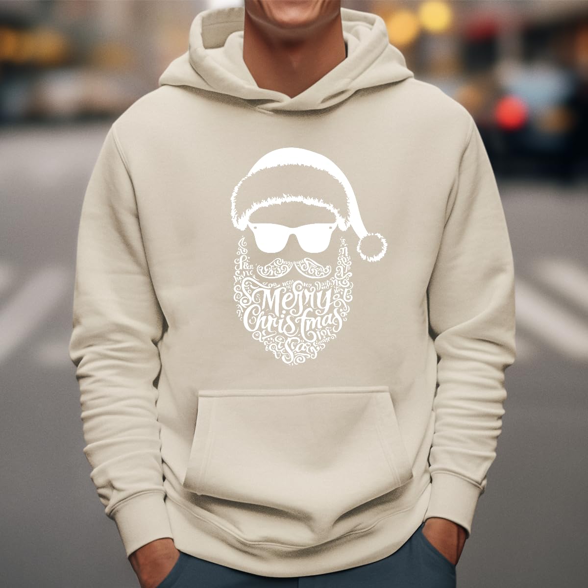 Maglione natalizio natalizio con Babbo Natale
