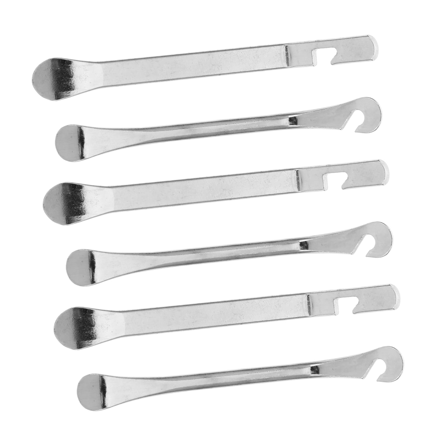 Alipis 6Pcs Steel Tire Lever Bike Tire Repair Durable and Lightweight Tire Pry Bar Tool for Mountain Road and Folding Bikes Easy to Use and Carry for Cyclists