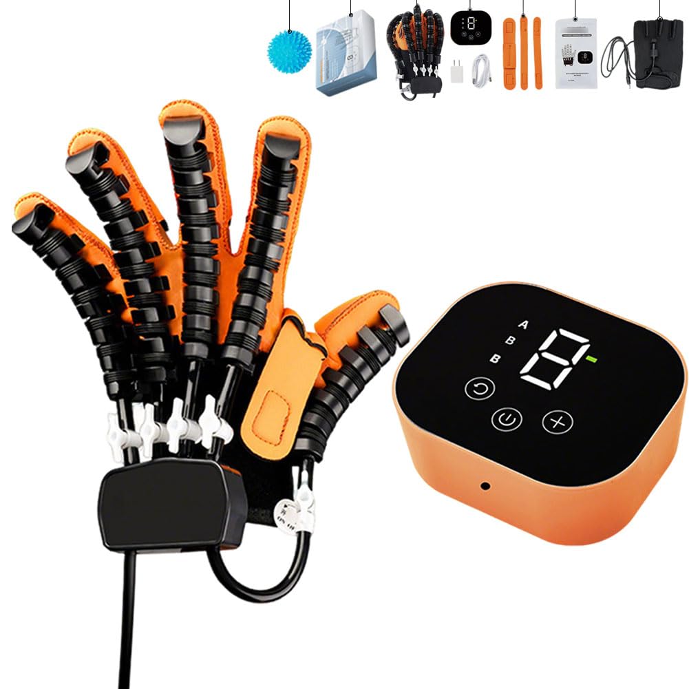 Finger -stärkener Und Handmassagegeräte Für Arthritis - Professionelle Schlaganfall -reha -Handschuhe Mit Mehreren Therapie -modemodes Für Die Handfunktionserholung(Size:S,Color:Left Hand)