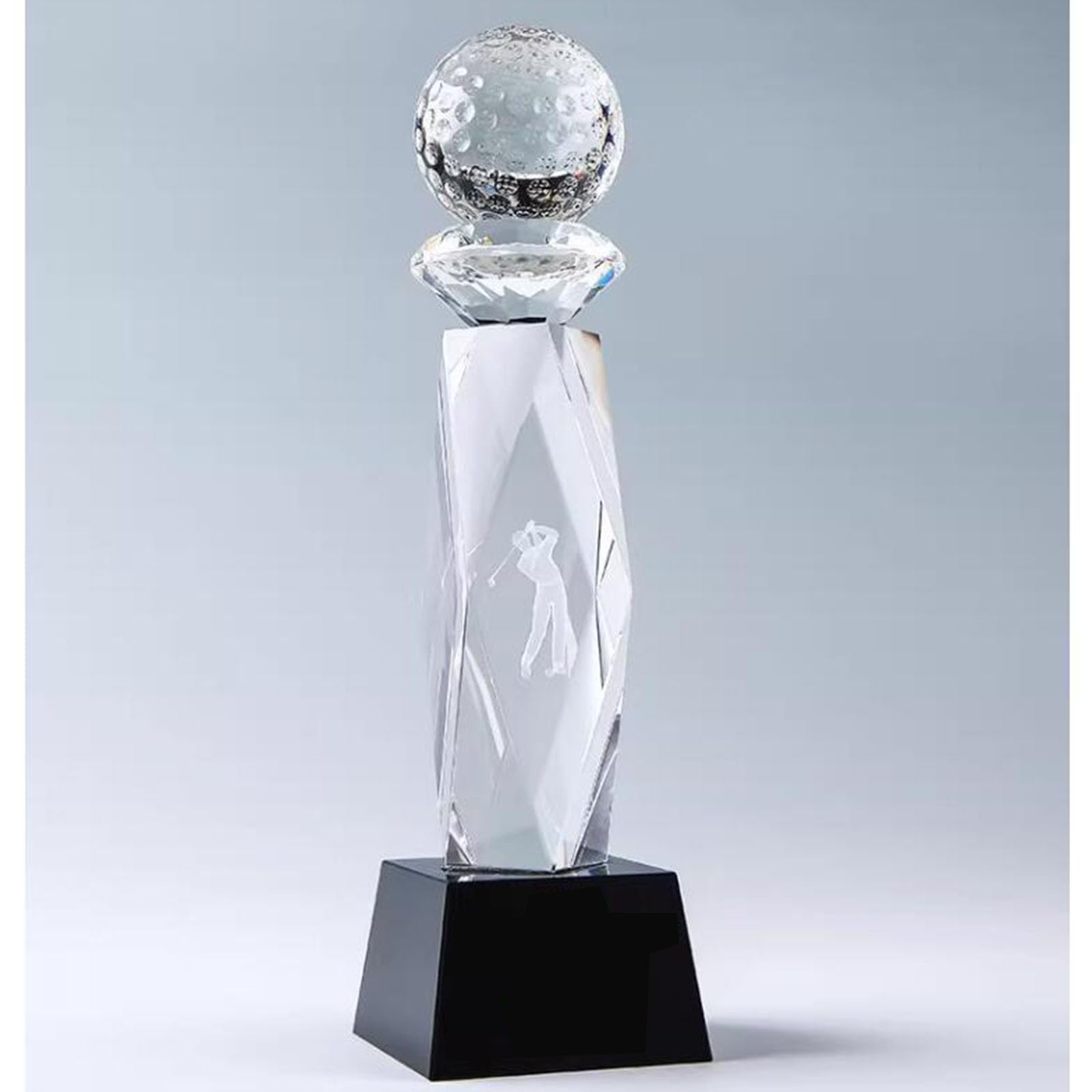 Trofeo De Cristal De Golf Trofeo Ganador del Concurso De Clubes De Golf. Trofeo De Estatuilla De Golf Grabado Internamente Trofeo del Campeonato De Golf De Mayor Distancia