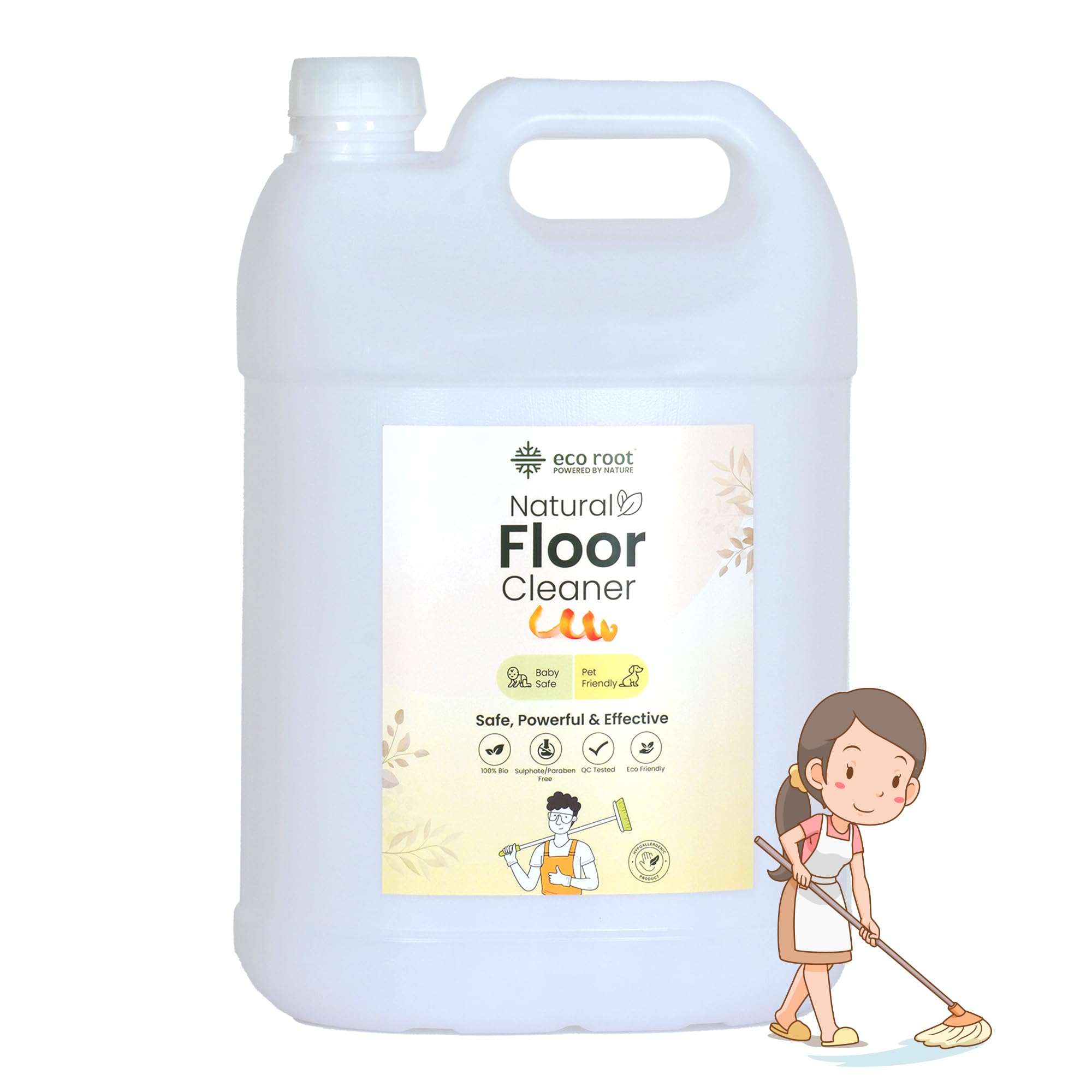 See full amazon price history chart for ECOROOT Natural Floor Cleaner LIquid, Disinfectant Surface like Tiles, Concrete, Wood, Lamination, Marble, Kills 99.9% Germs, Eco-friendly Biodegradable Herbal, Kids & Pet Safe Mega Saver Pack 5 ltr ECOROOT Natural Floor Cleaner LIquid, Disinfectant Surface like Tiles, Concrete, Wood, Lamination, Marble, Kills 99.9% Germs, Eco-friendly Biodegradable Herbal, Kids & Pet Safe Mega Saver Pack 5 ltr (B0D8BHQMBS) Amazon Price History, Amazon Price Tracker