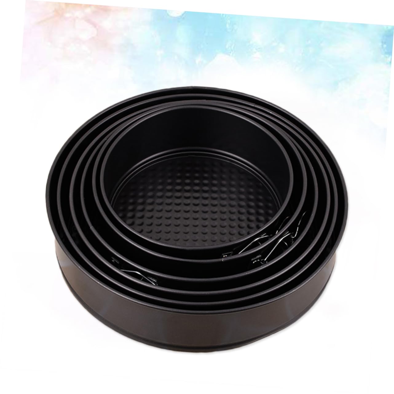 6 Piezas Molde Redondo para Pasteles con Panal Molde Antiadherente al para Hornear Tartas Casa Bodas y Fiestas Fácil Limpieza y Resistente