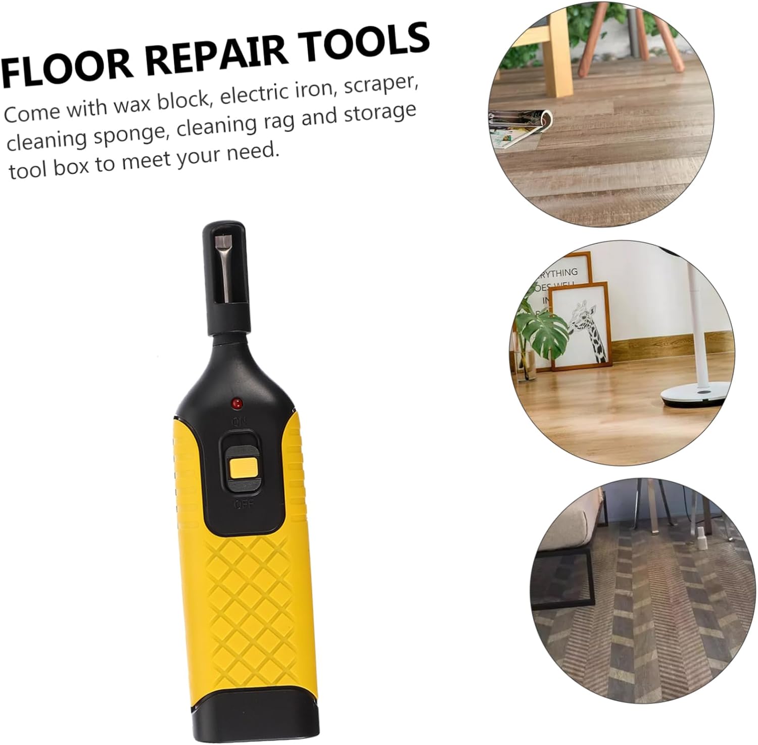 CHILDWEET 1Set Floor Repair Kit for Scratch and Gap Restoration Versatile Surface Scratch Repair Tools for Furniture for Laminate and Vinyl Floors Efficient Floor