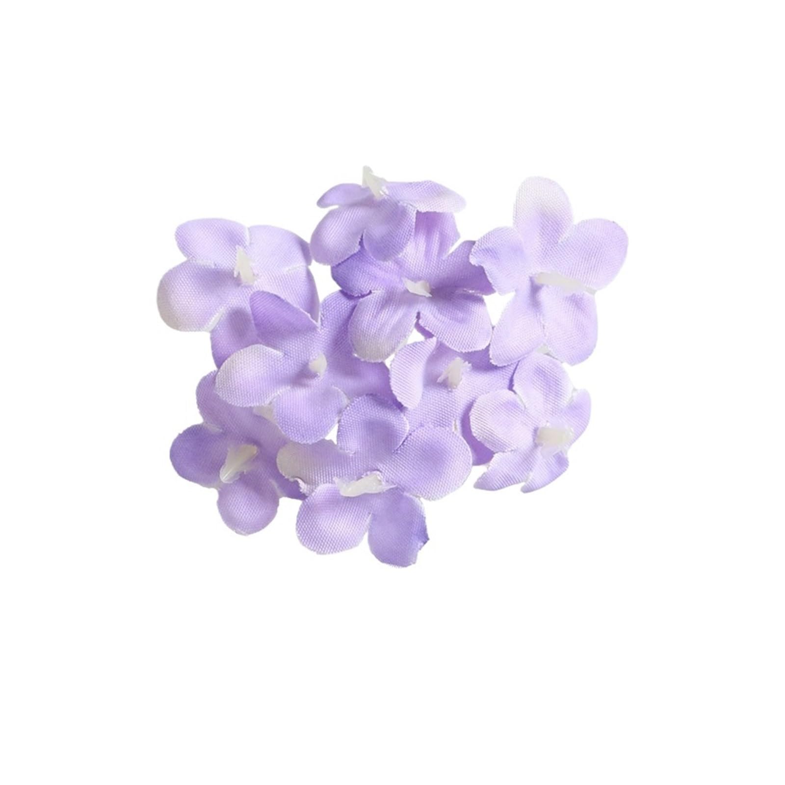 HamPaesk 10/20Pcs Artificial Flowers 4cm Fake Flower Heads For Home Wedding Decor Decoration DIY Wreath Gifts Accessories(Purple,20Pcs)