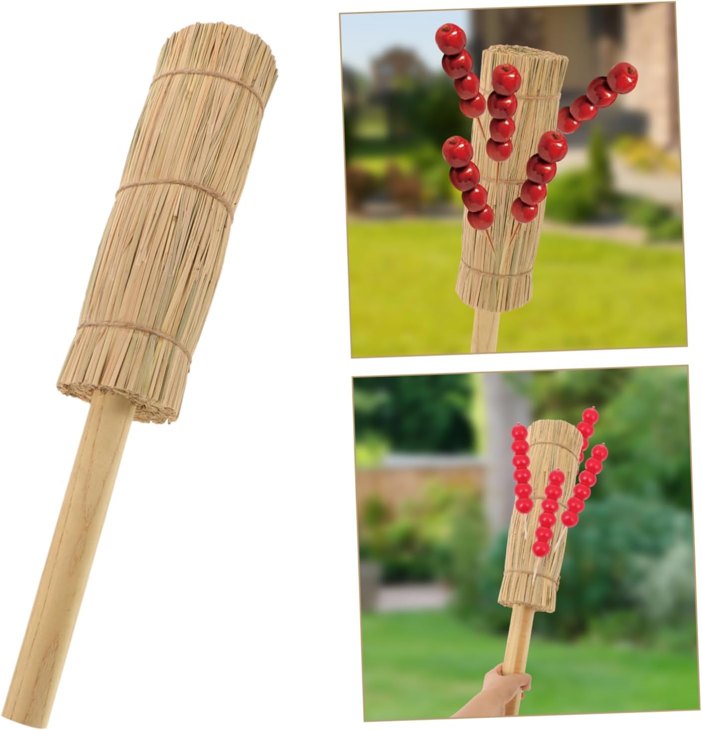 Commercial Sugar Display Stand Wooden Rod Large Lollipop Holder for Cake Pops Decorative Candy Stand for Parties and Events