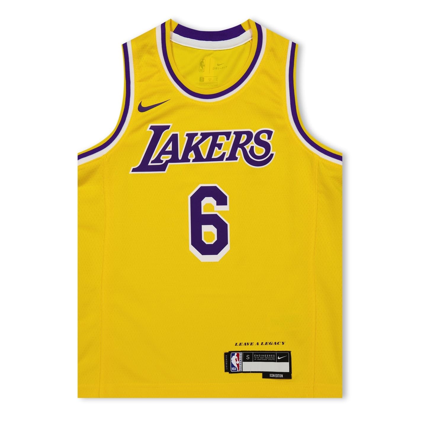 NBA Kids Los Angeles Lakers Lebron James Jersey Juniors LA Lakers 9-10 Years
