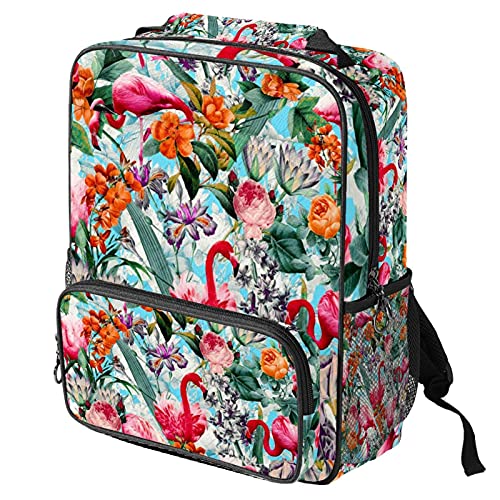 Sac à dos décontracté ordinateur portable flamant rose sac travail tendance