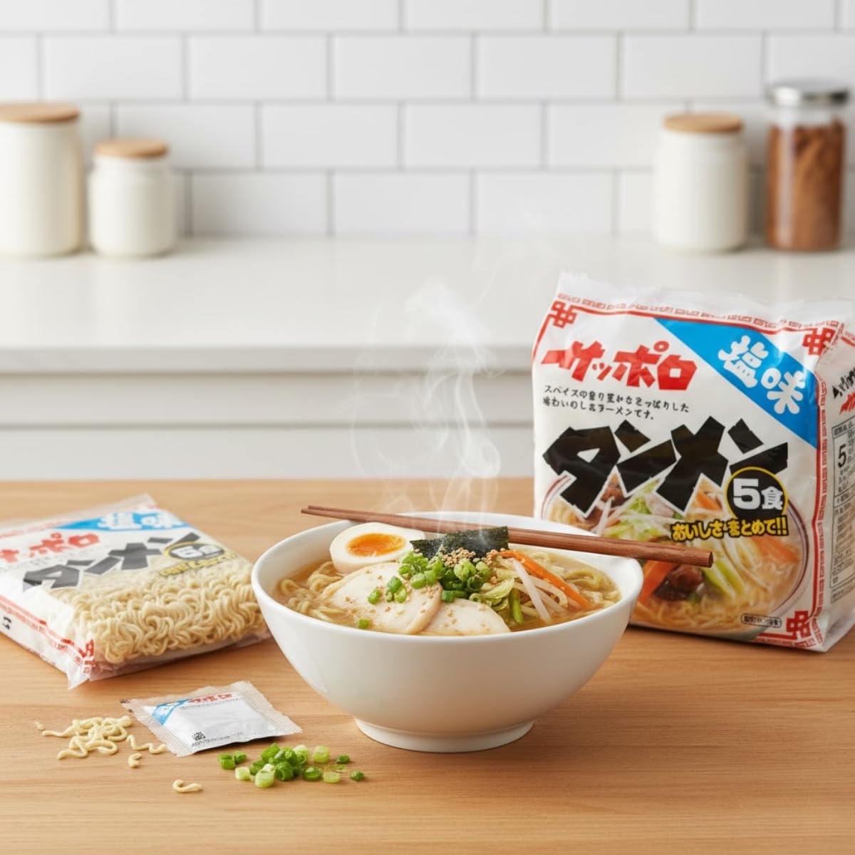Kit Lamen Japonês Sapporo Sabor Sal Shio 83g - 5 Unidades | Amazon