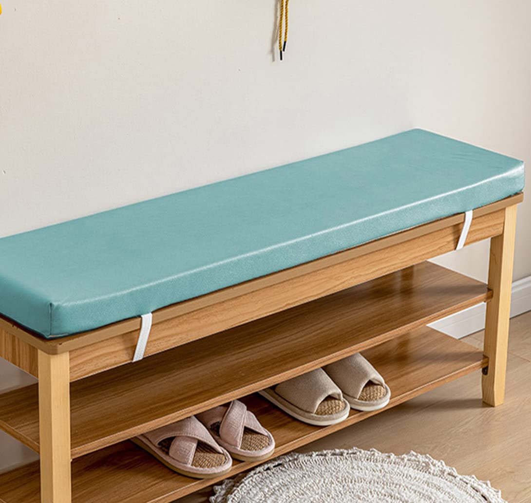 Coussin pour banc extérieur imperméable 120 cm matelas de balancelle bleu durable