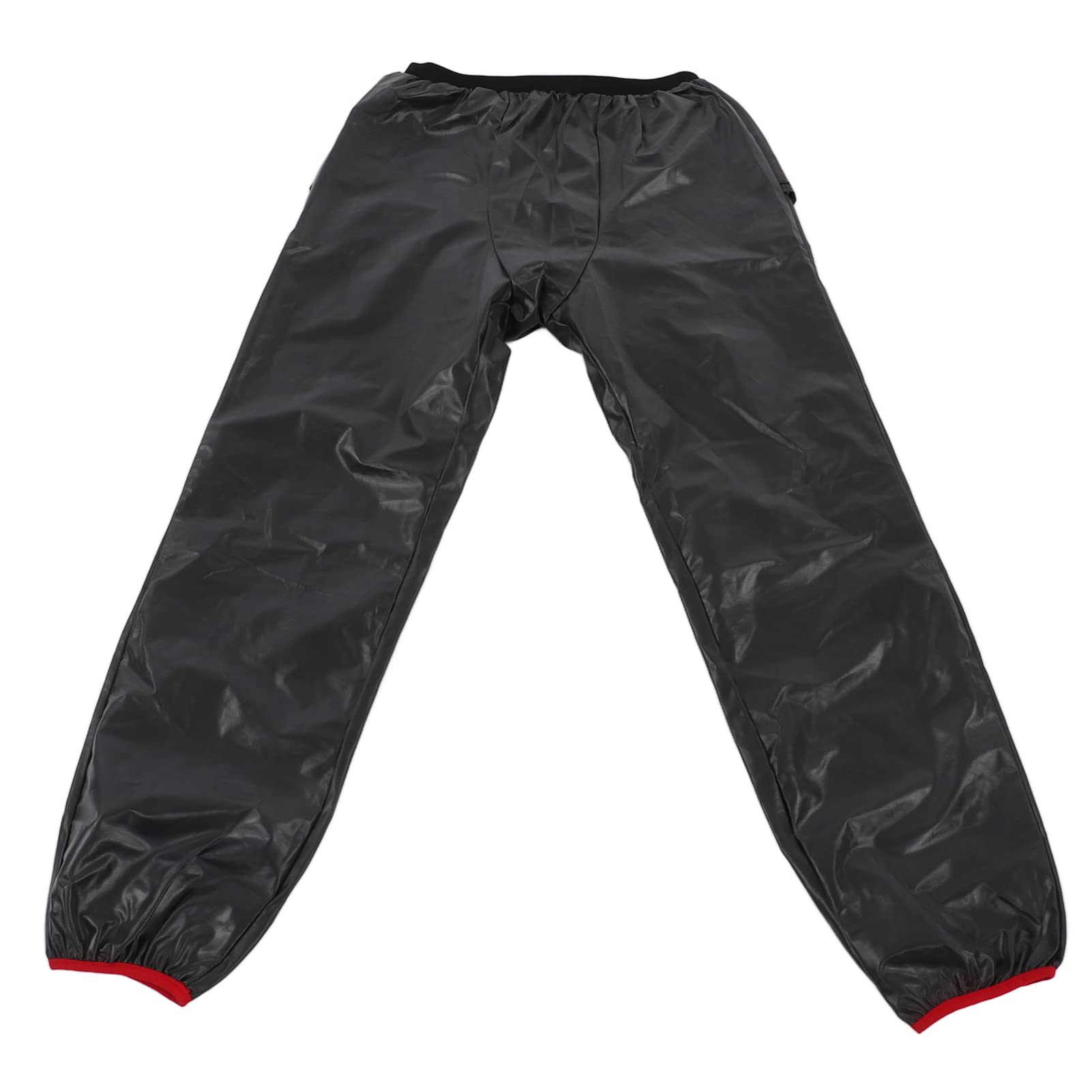 Pantalones de Lluvia Reflectantes Impermeables, Pantalones de Trabajo para Ciclismo Al Aire Libre, Tela Elástica Gris Oscuro