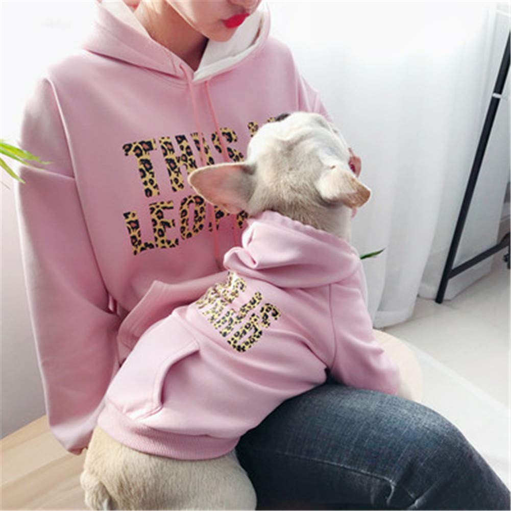 Vêtements léopard animal de compagnie costume bouledogue français