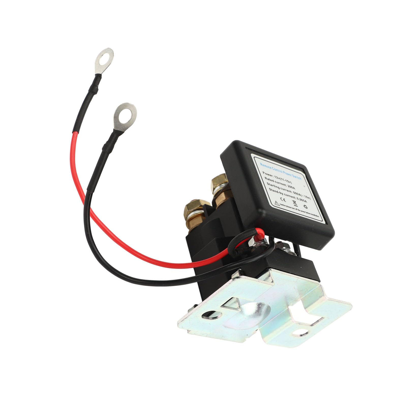 Interruptor de desconexión de batería automotriz, seccionador de alta corriente 24 V con 2 mandos de control remoto, aislador de batería para vehículos comerciales y todoterreno
