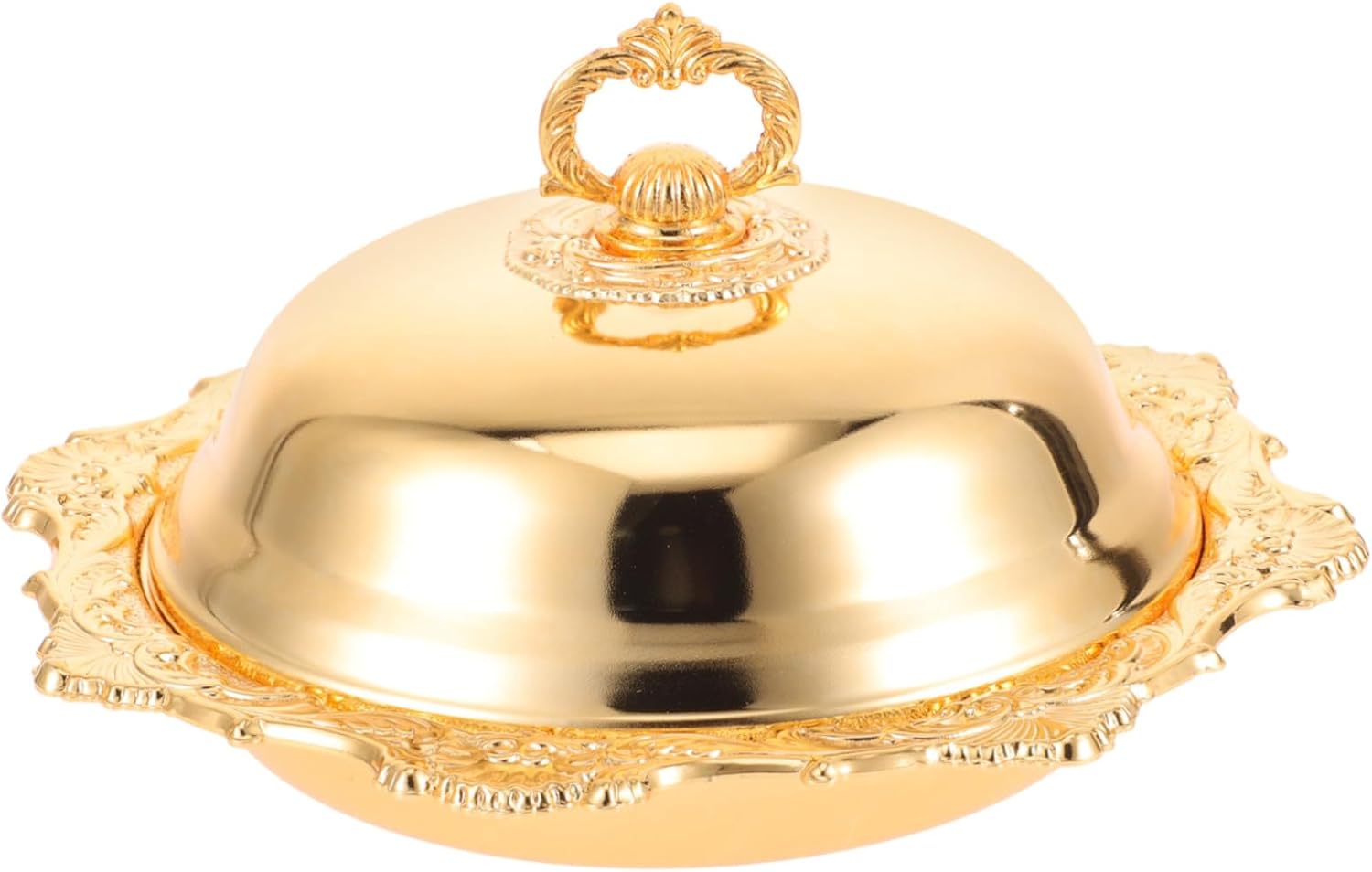 Sosoport Food Tray Table for Snacks and Desserts Decorative Candy Holder with Lid for Dried Fruits Nuts and Cookies Stylish Serving Plate for Home and Office Use