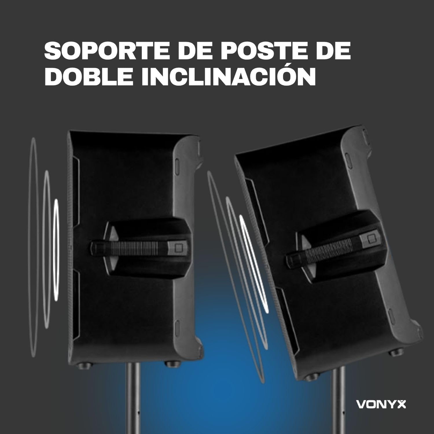 Vonyx VD712A – Altavoz Activo 800W Bluetooth 5.0 con DSP, TWS, biamplificado, Entrada XLR/Jack 6,3 mm, Salida XLR, Soporte 35 mm, Uso como Monitor o PA, para DJ Eventos Directo