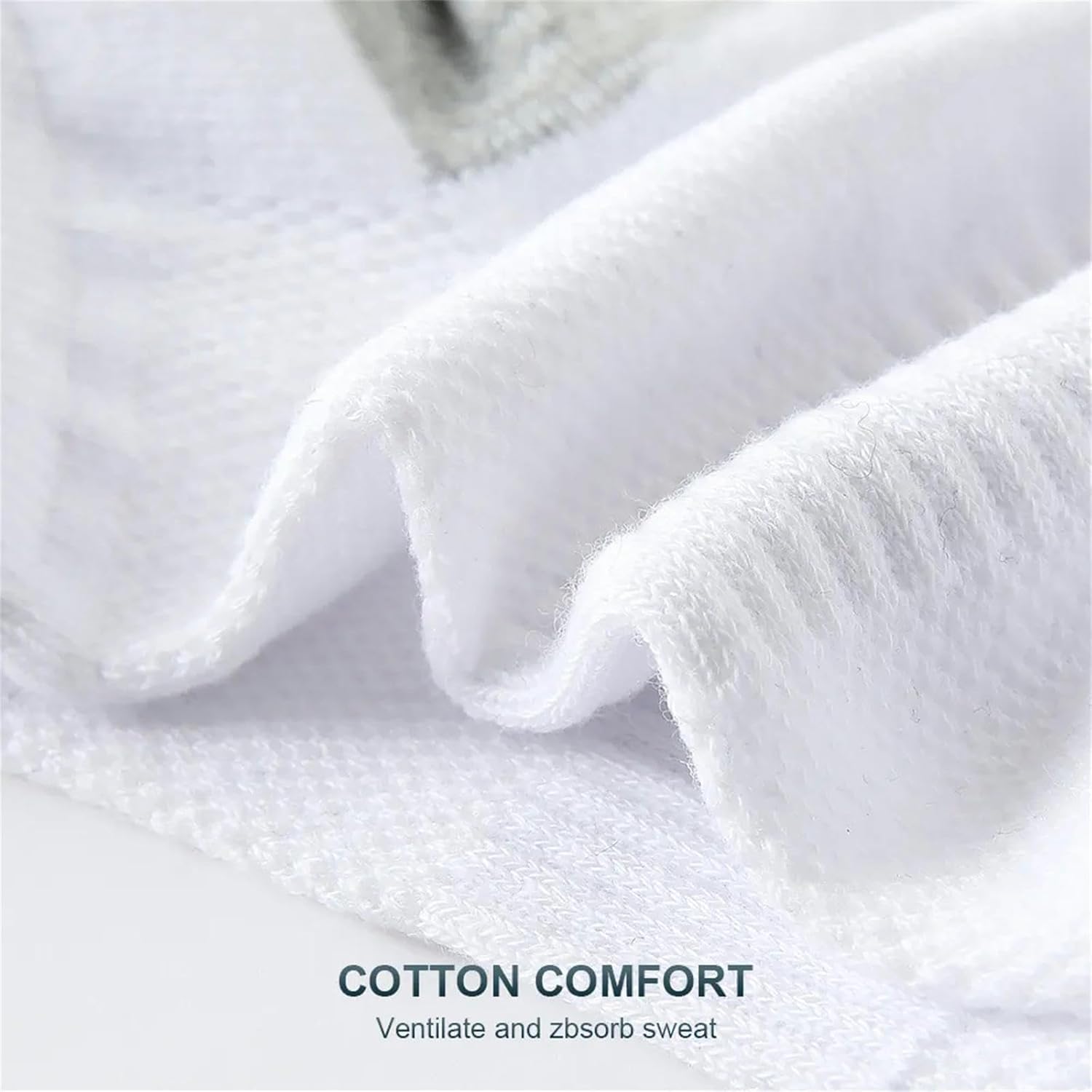 Calcetines 6 Pares De Calcetines Tobilleros para Hombre - Transpirables, Algodón, Calcetines Deportivos,Casual Athletic,Calcetines para Hombre, 3 Grey 3 White, EU44-48 US10-14