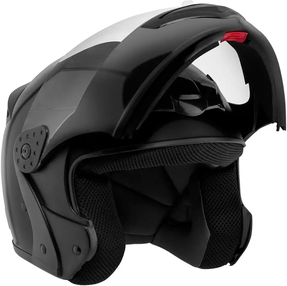 Capacete de Moto Mixs MX Gladiator Articulado Escamoteável Robocop