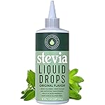 Stevia Liquid Drops, 8 Fl oz, 1823 Servings, Pure Concentrated Drops with Zero Calories & Zero Carbs, Delicious Sugar Substitute Great for Keto & Paleo Diets, by Natrisweet