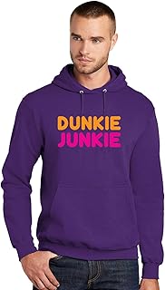 Dunkie Junkie Coffee Lovers Dunkin Donuts Novelty Full Color Design Hoodie Sweatshirt
