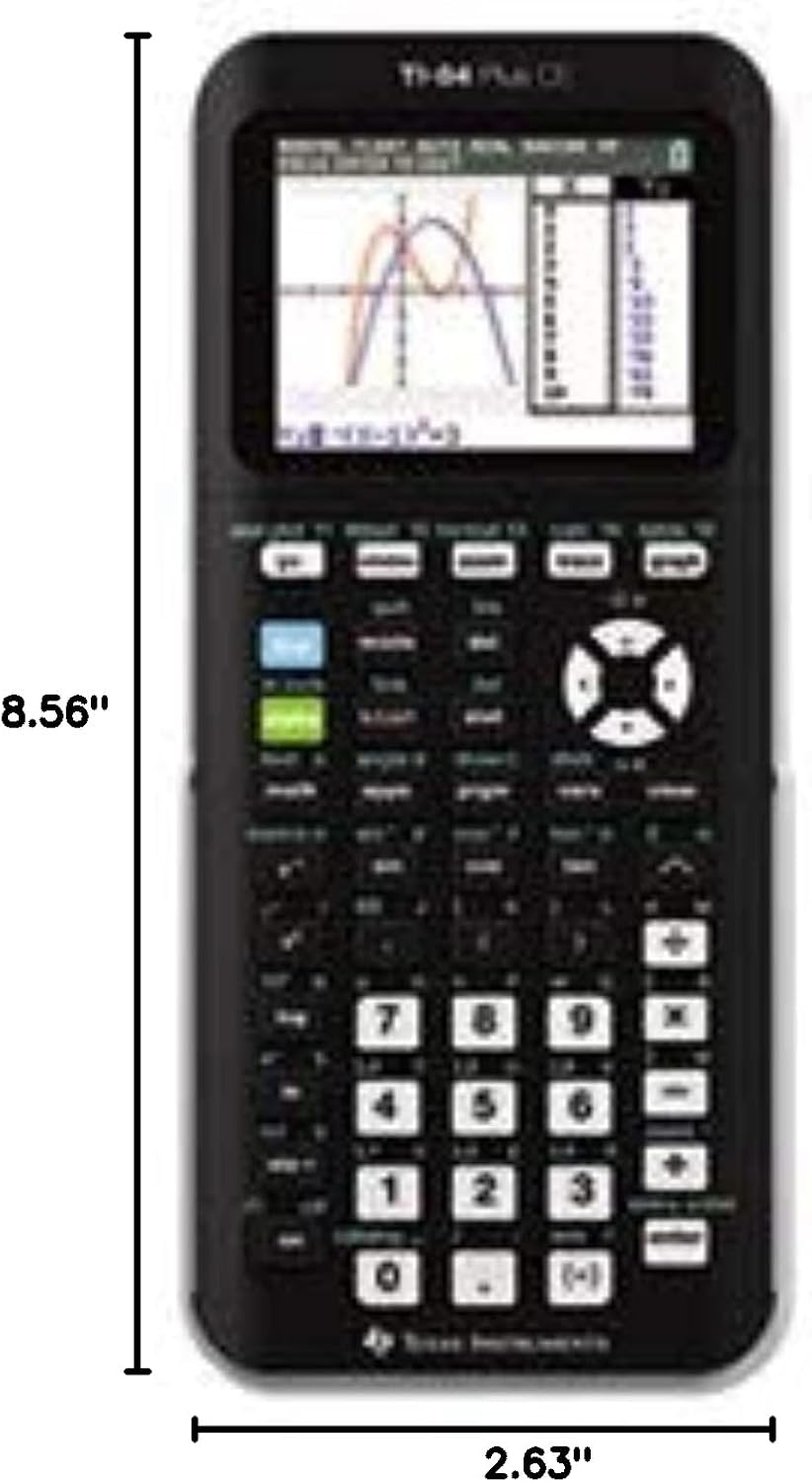 Texas Instruments ti-84 Plus Ce Color Graphing Calculator, Black