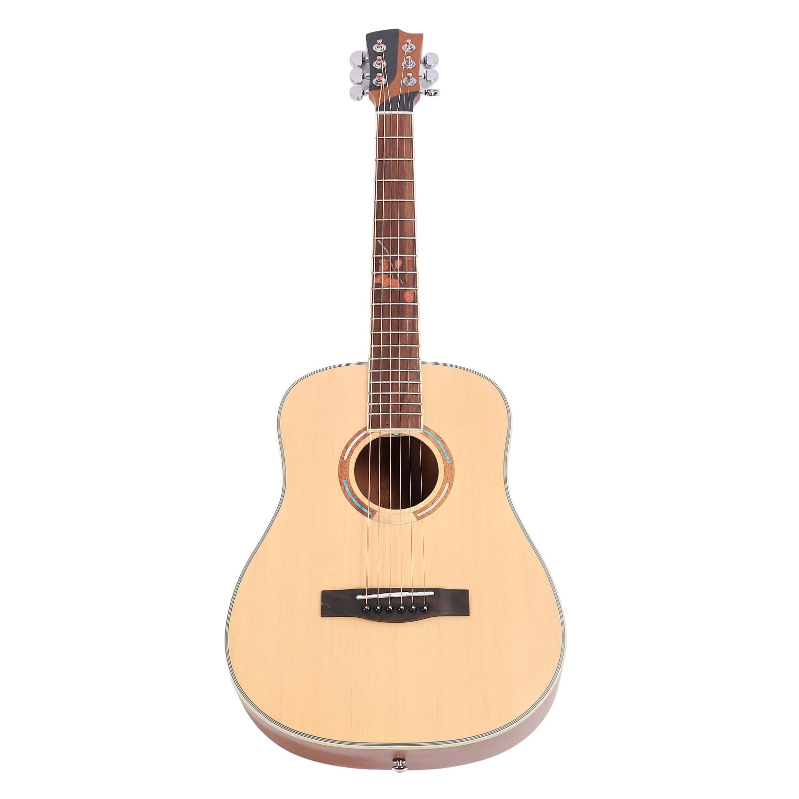 6 Strun dla Początkujących 34 -cin gitarę akustyczną Gitary Folk Hallow High Gloss Solid świerkowy Top