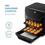 Fritadeira Air Fryer Family Oven Fry Elgin 12L 220V 1.900W 10 funções e Painel Digital — imagem 5