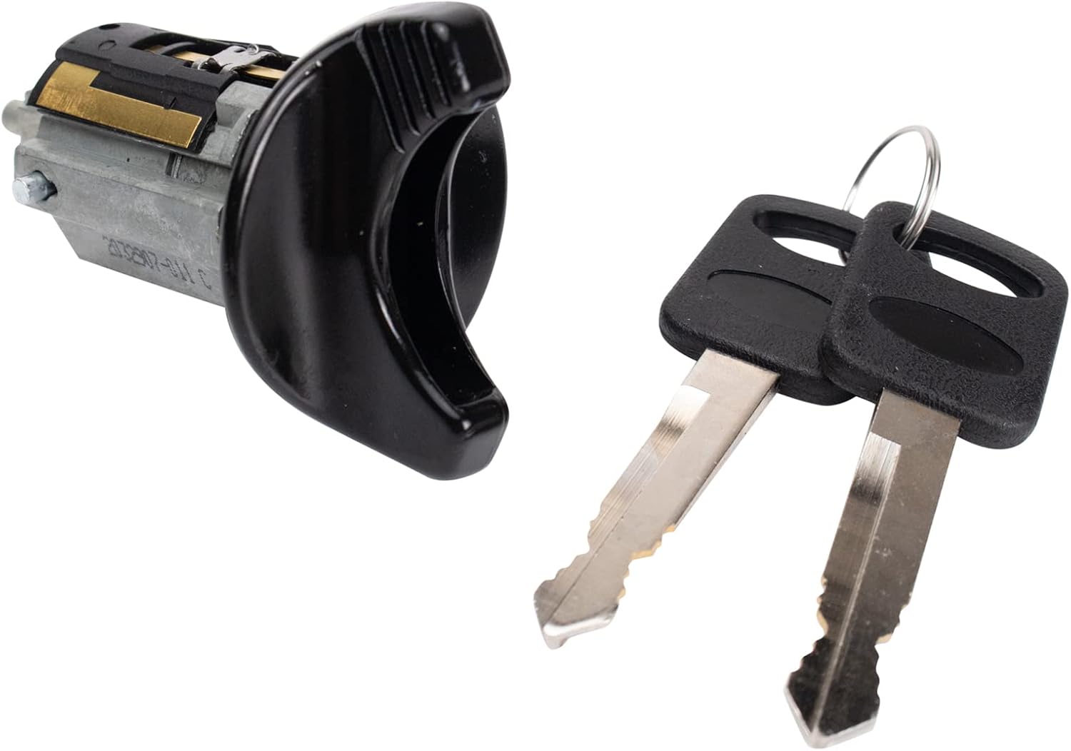 Ignition Lock Cylinder with Key for Ford Lincoln Mercury Models with Black Bezel
