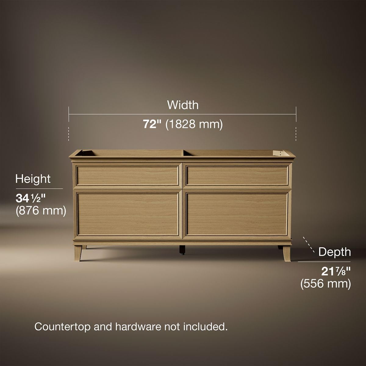 Kohler Artifacts 72 in. Bathroom Vanity Cabinet