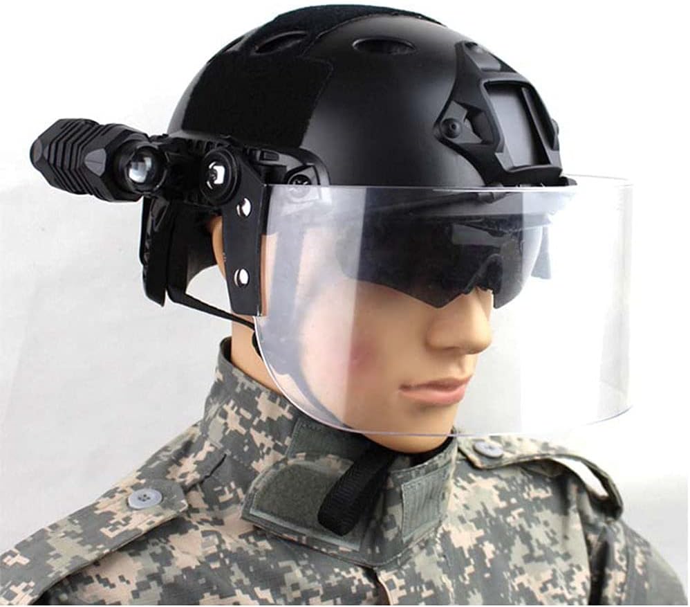 Outdoor Paintball Shooting Face Protection Gear Tactical Fast Mich Helmet Accessory Wing Rail Side ARC Rail Helmet Rail Mount Len