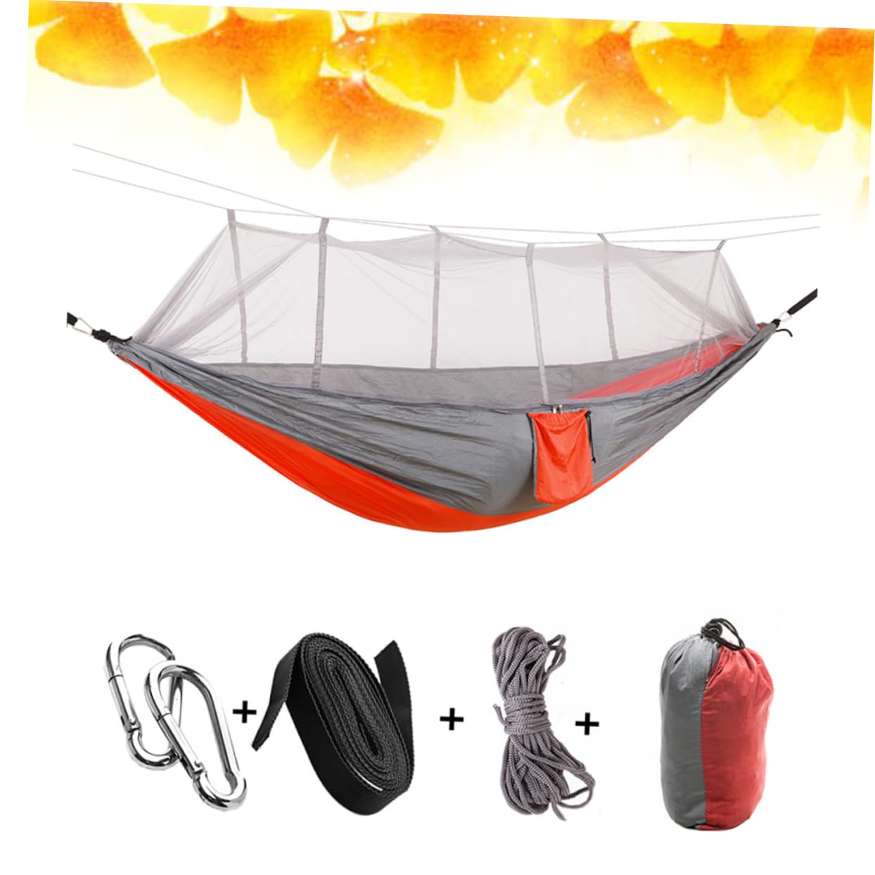 BESPORTBLE Amaca in Nylon Amaca da Viaggio Amache per Esterno Amaca per Esterno Amaca da Esterno Campeggio Amaca Portatile Amaca da Campeggio Rete 210T Doppia