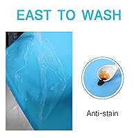 Vista 4 de Manteles individuales de silicona para niños, manteles individuales de silicona antideslizante para niños, manteles individuales portátiles