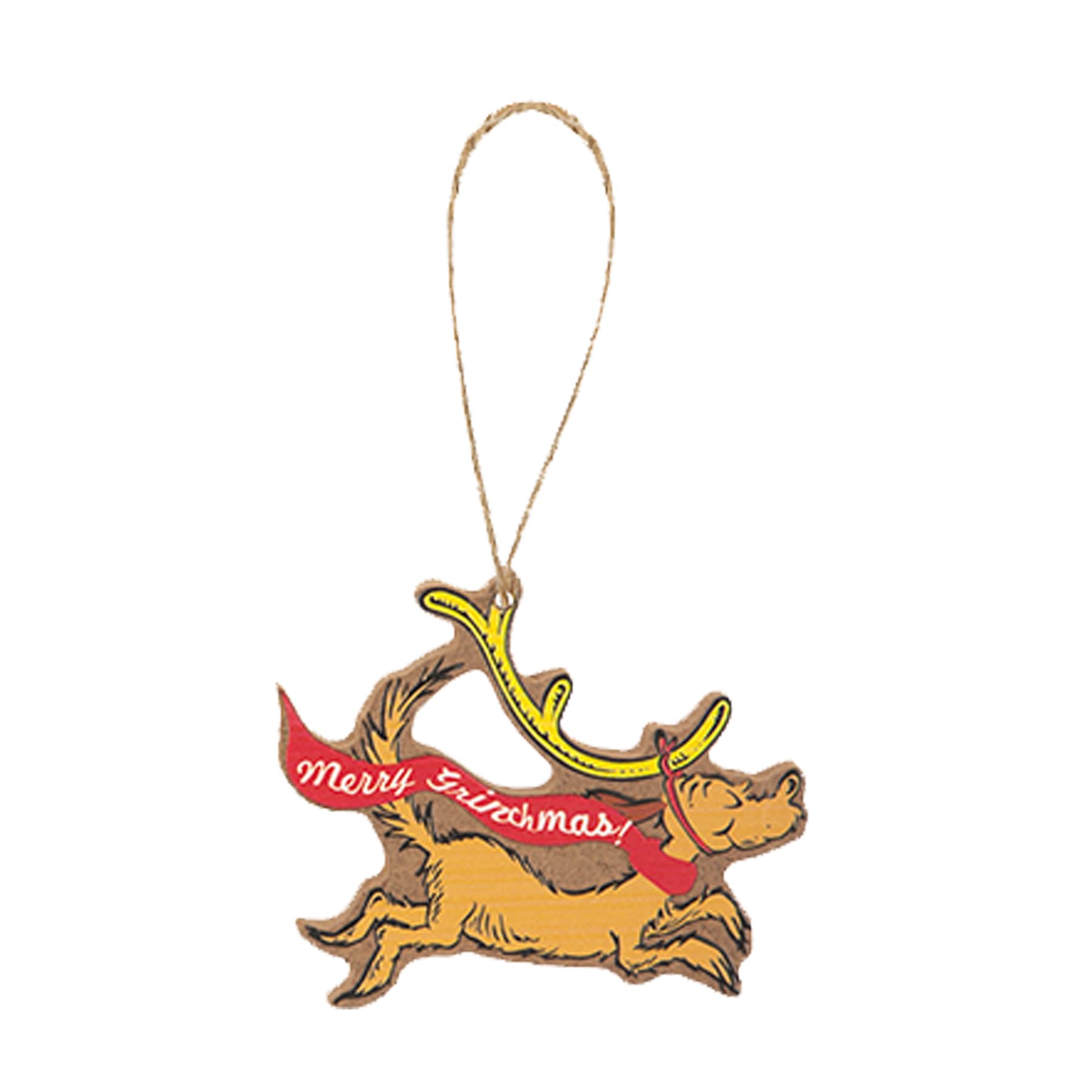 Widdle Gifts Max Merry Grinchmas Grinch Christmas Tree Decorations 8Cm Wooden Hanging Ornament (Max Merry Grinchmas)