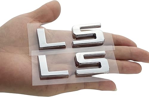 dgea 2 emblemas de placa de identificación de letra L para Silverado Tahoe Sierra Suburban (plateado) disponible en Yaxa Colombia