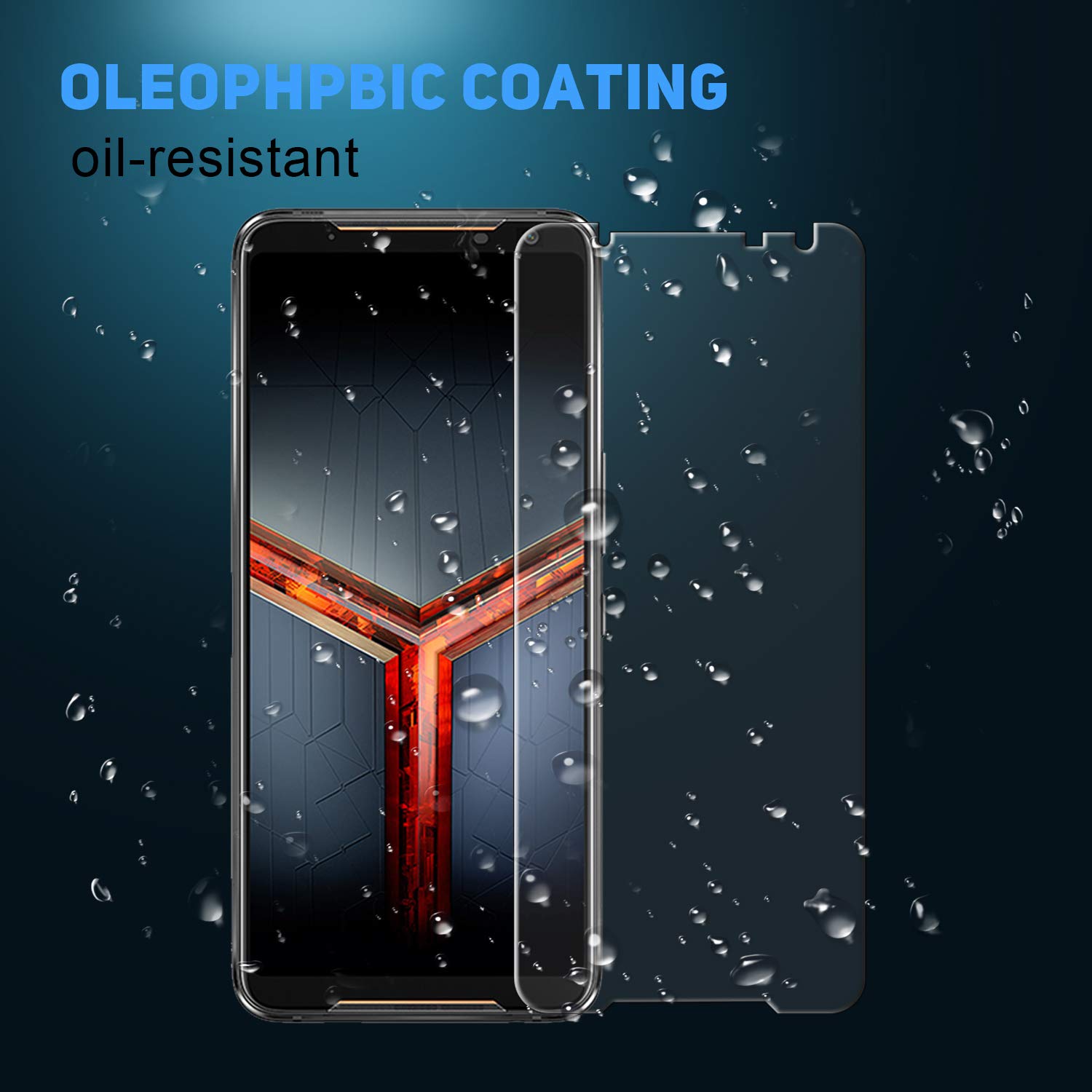 Amazon | Asus ROG Phone II フィルム Vikisda Asus ROG Phone II