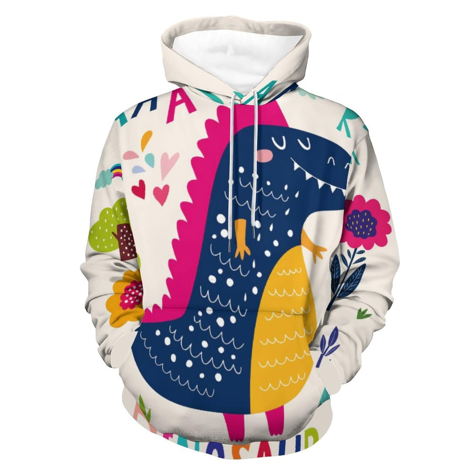 Sweats à capuche chaud et confortable pull ample style décontracté automne hiver taille S - 8