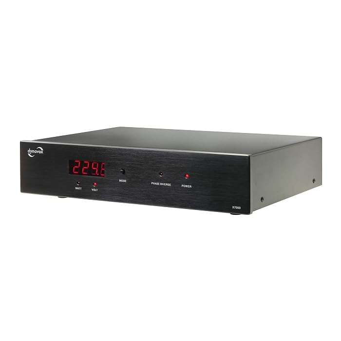 Dynavox HiFi-Netzfilter X2000 – 5 Steckdosen, Master-Slave & Phasenprüfung!