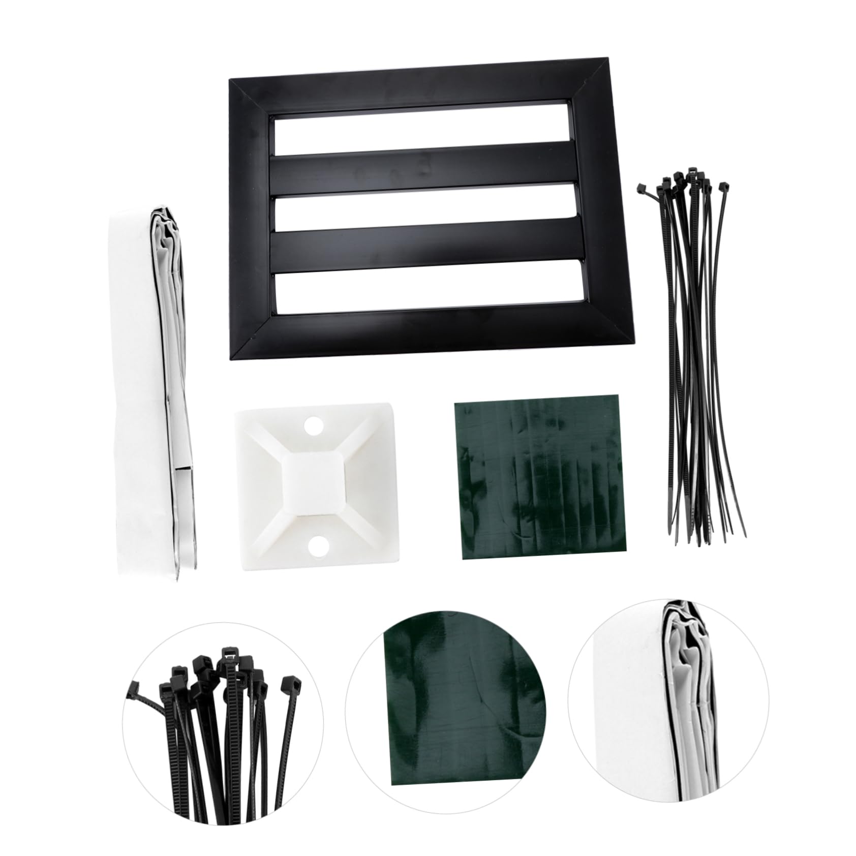 OFFSCH Pedalboard for Guitar Effects Pedal Board Cable Ties and Loop Fasteners for Accessories