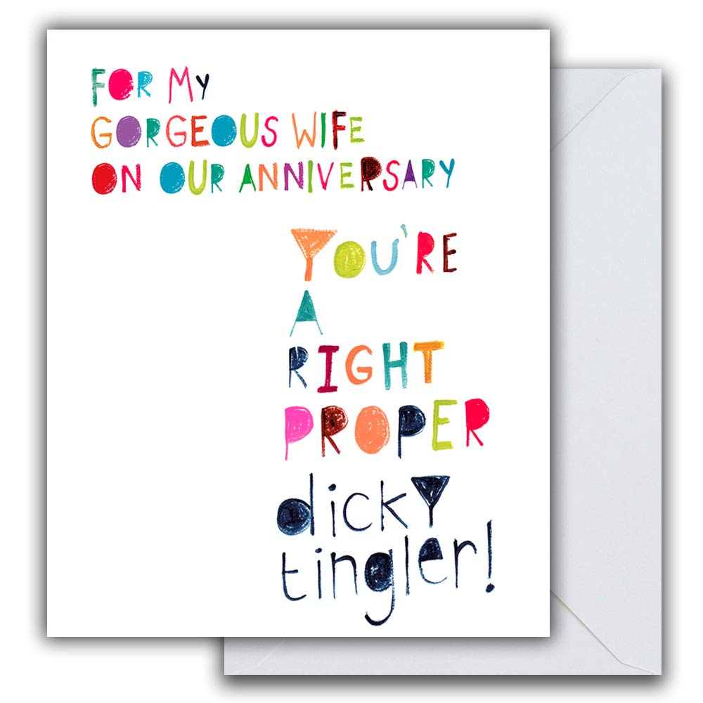 Emotional Rescue Is It Friday Yet? Wife Anniversary Card, Humorous Anniversary Card For Wife. WIFE ANNIVERSARY, Greeting Card, Multi, 154mmx184mm,ZFW9383